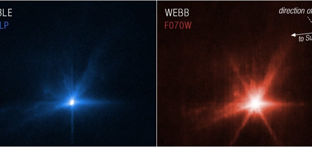 Webb and Hubble Capture Detailed Views of DART Debris