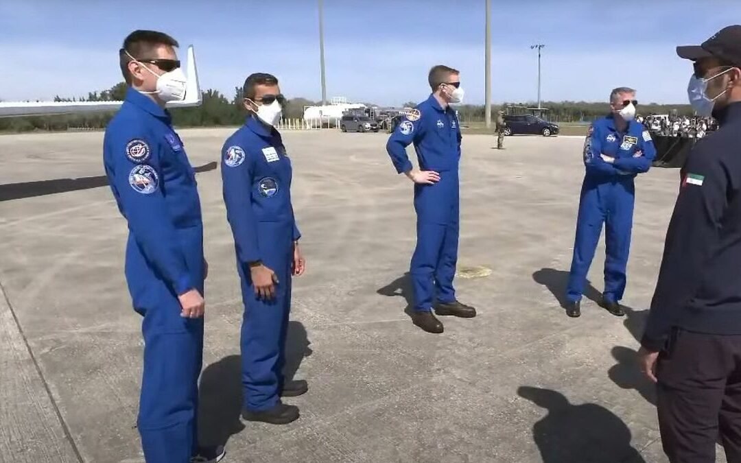 SpaceX Crew-6 astronauts arrive at spaceport for Feb. 26 launch