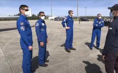 SpaceX Crew-6 astronauts arrive at spaceport for Feb. 26 launch