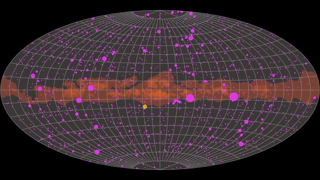 The Universe Sparkles in Gamma Rays in this New NASA Animation