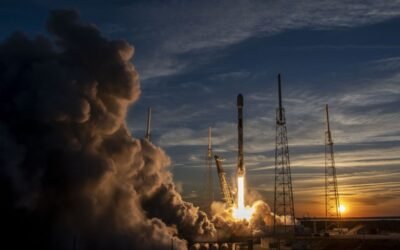 See amazing photos of SpaceX’s sunset Starlink launch