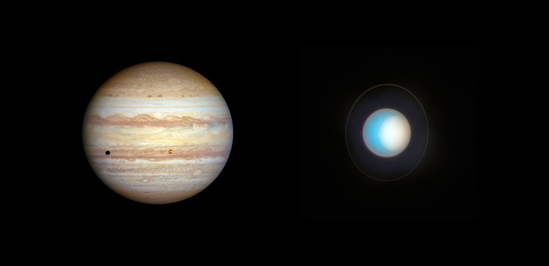 Hubble monitors changing weather and seasons on Jupiter and Uranus