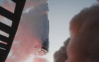 See SpaceX Starship lift off in slo-mo launch tower video