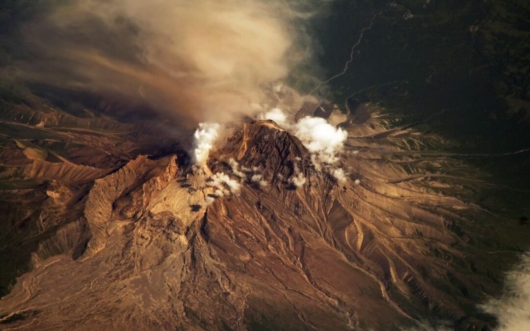 Satellites watch Russian volcano erupt and blanket villages in ash