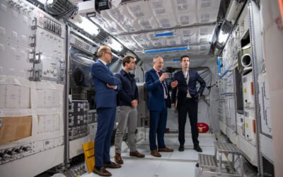 ESA hosts Belgian astronauts and State Secretary for Science