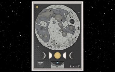 An Amazing New Map of the Moon, In LEGO