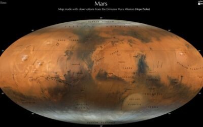 UAE Mars orbiter creates stunning new map of the Red Planet