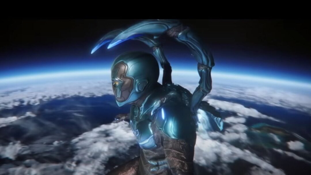 Watch DC’s ‘Blue Beetle’ blast into space in epic 1st trailer (video)