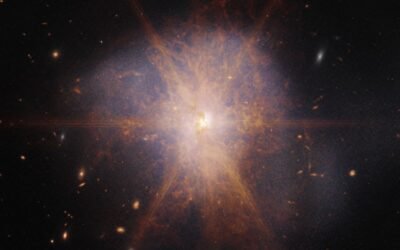 JWST Sees Merging Galaxies Releasing the Light of a Trillion Suns