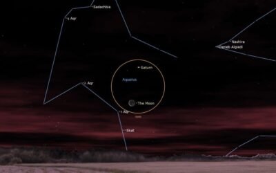 Watch the moon and Saturn have a close encounter in the sky April 15