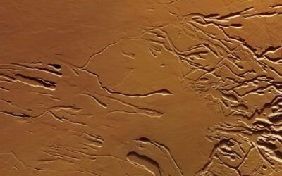 New Photos Show Collapsed Chains of Craters on a Martian Volcano