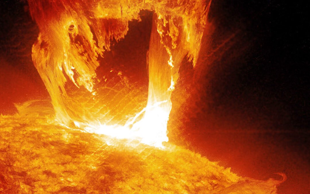 Solar Flares Could Have Helped Life Get Started on Earth
