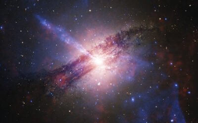 Centaurus A captured in colorful detail by trio of telescopes