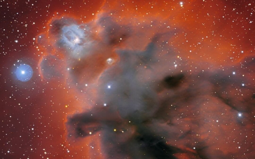 Dark nebula dominates gorgeous new view of Orion constellation (photo)