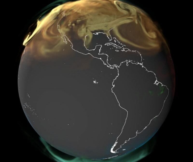 Mind-Blowing Animation Shows What the World Would Look Like If You Could See Carbon Dioxide Emissions