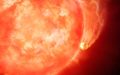 Star seen swallowing its planet whole