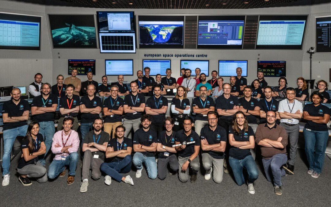 Aeolus control team wraps up successful reentry operations