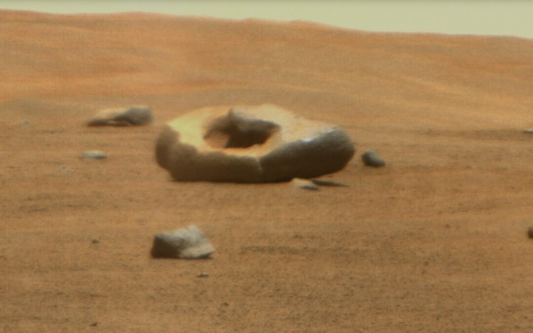 Mmm. Perseverance Finds a Doughnut-Shaped Rock on Mars.