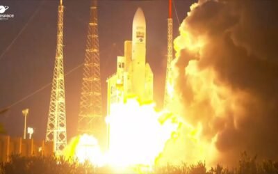 Europe’s Ariane 5 rocket launches 2 satellites on final mission
