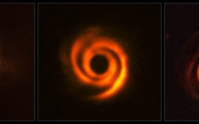 A Planet has Whipped Up Spiral Arms Around a Young Star