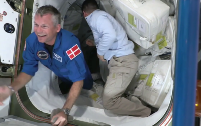 Andreas Mogensen’s second mission Huginn soars high