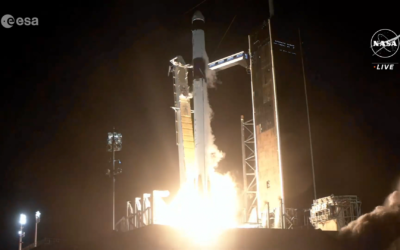 Liftoff for Crew-7 with Andreas Mogensen