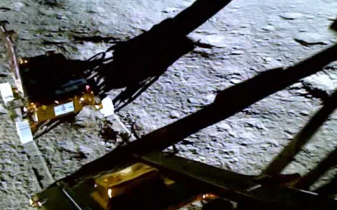Watch Chandrayaan-3’s Pragyan rover take its ‘1st steps’ on the moon (video)