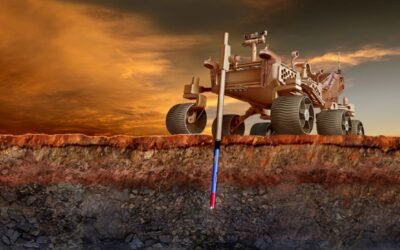 Cylindrical Autonomous Drilling Bot Could Reach Buried Martian Water