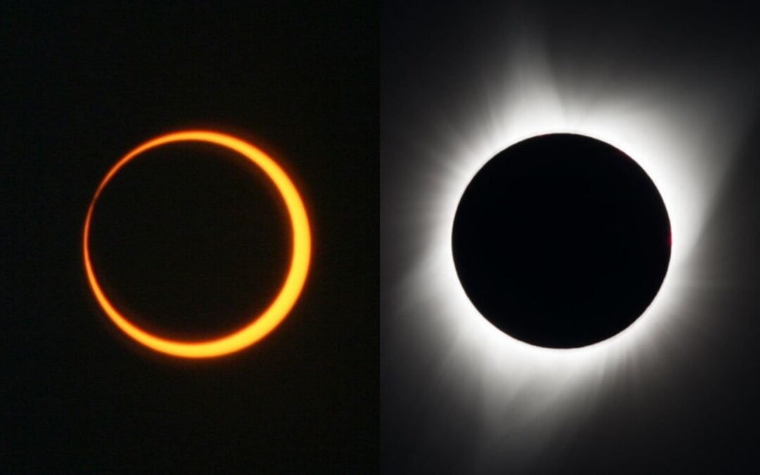 What’s the difference between a total solar eclipse and an annular solar eclipse?