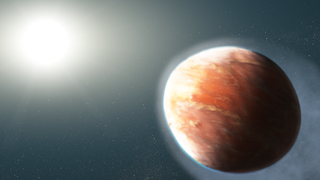 Bizarre super-puffy exoplanet hosts rare ‘thermometer molecule’