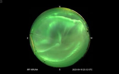 Firefoxes and whale spouts light up Earth’s shield