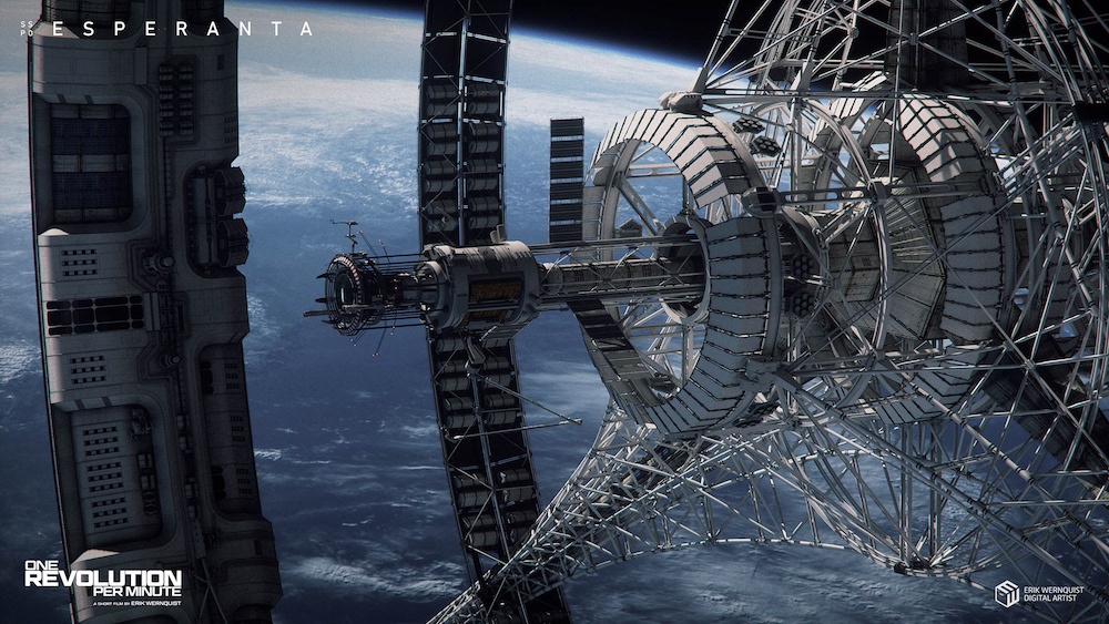 Imagine What Life Would be Like on a Giant Rotating Space Station