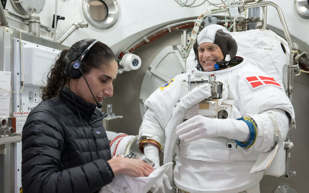 First spacewalk for Andreas Mogensen