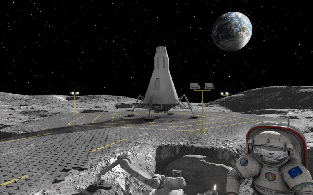 How to make roads on the Moon