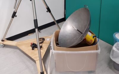 Radio astronomy with kitchen gear