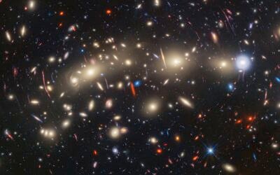 JWST and Hubble telescopes unite to image clash of galaxies