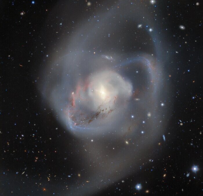 NGC 7727’s cosmic merger foreshadows our own future