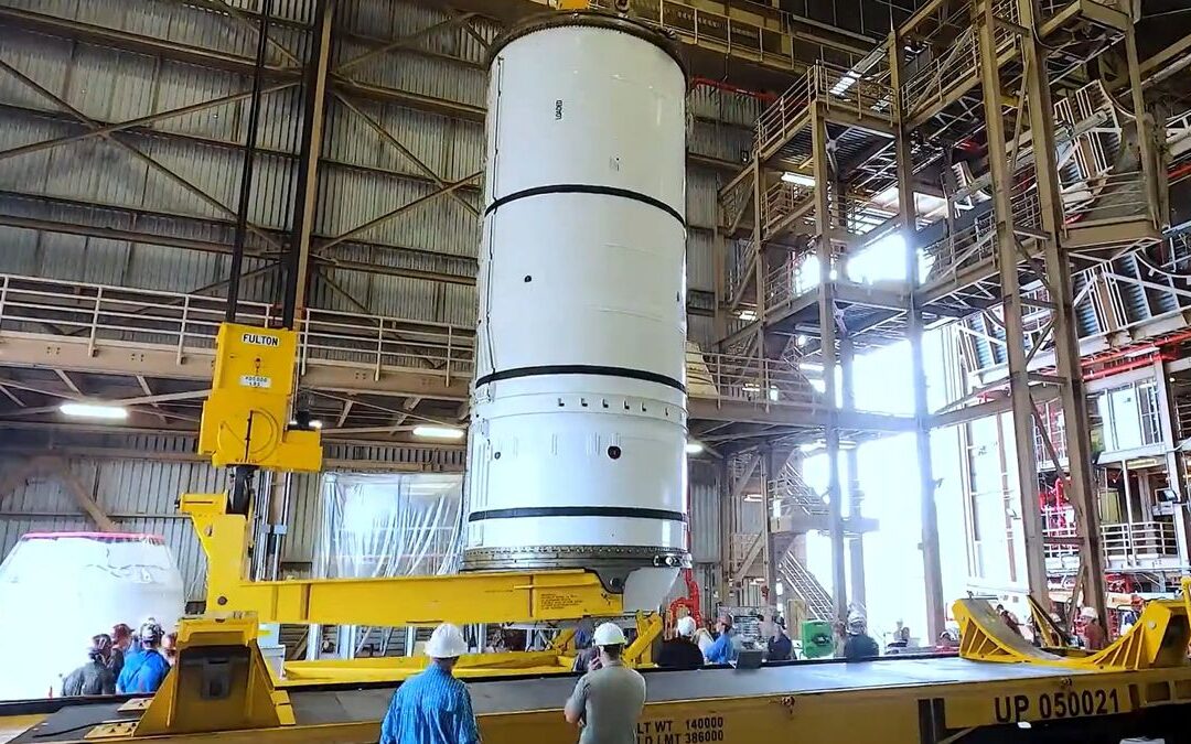 Watch NASA build Artemis 2 rocket boosters ahead of 2024 astronaut launch