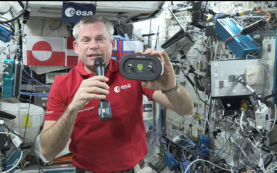 Huginn inflight call with Andreas Mogensen and ESERO Denmark, Sweden, Norway and Finland