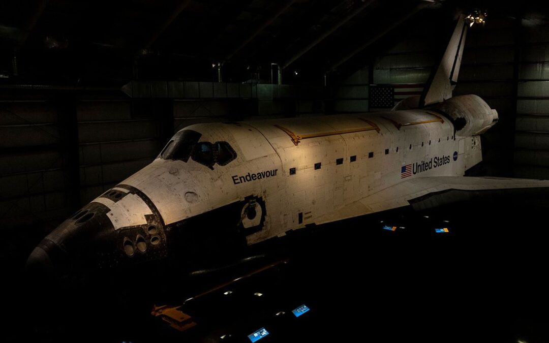 End of year, end of exhibit: Space shuttle Endeavour goes off view for a few years