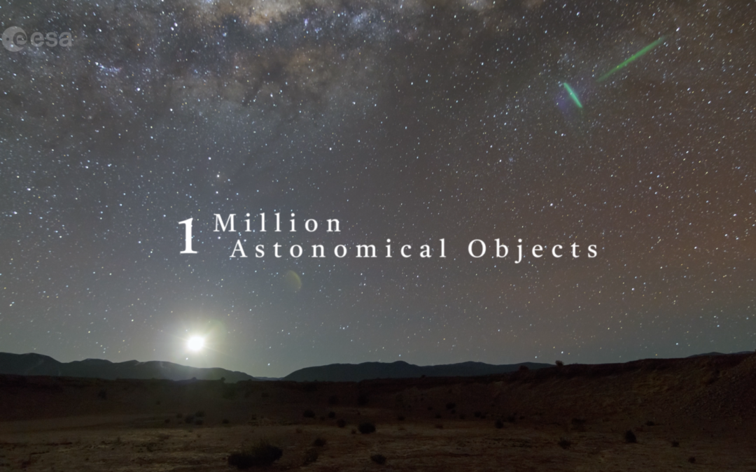 ESA – One million astronomical objects