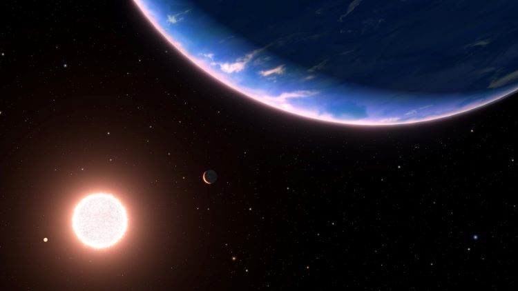 Water Vapor Found in the Atmosphere of a Small Exoplanet