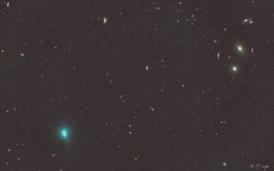 Comet Tsuchinshan and galaxies galore