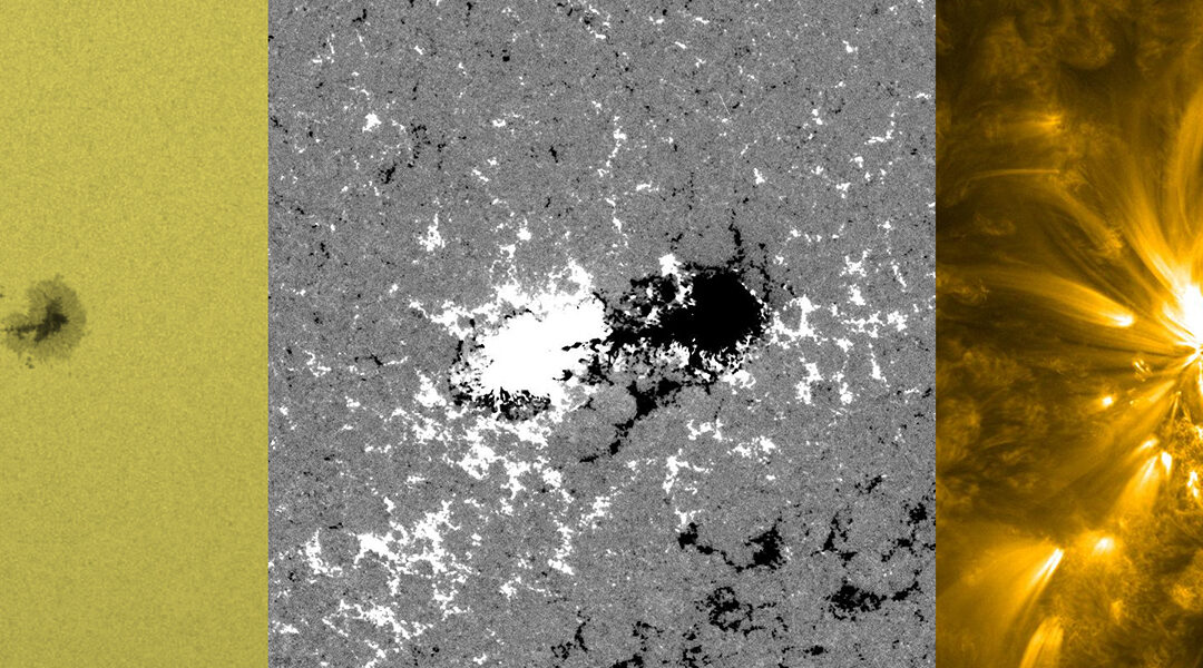 What causes sunspots?