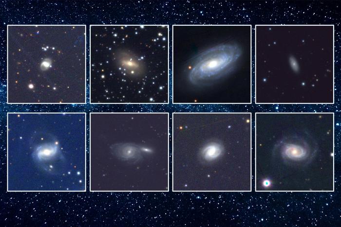 12 star-gobbling black holes shining in infrared light