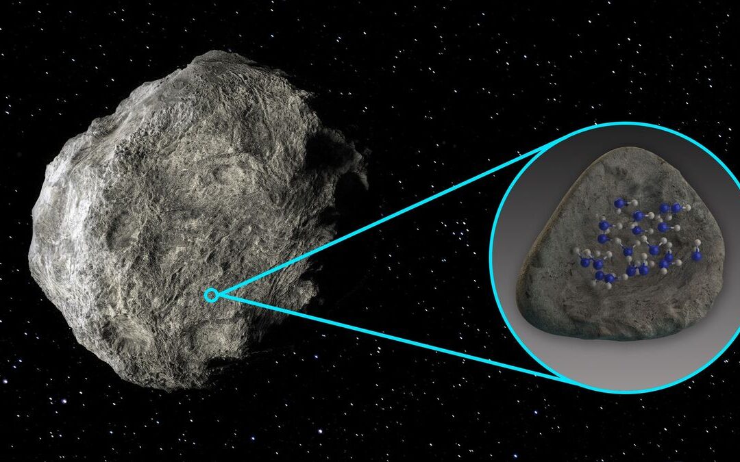 Water found on the surface of an asteroid for the 1st time ever