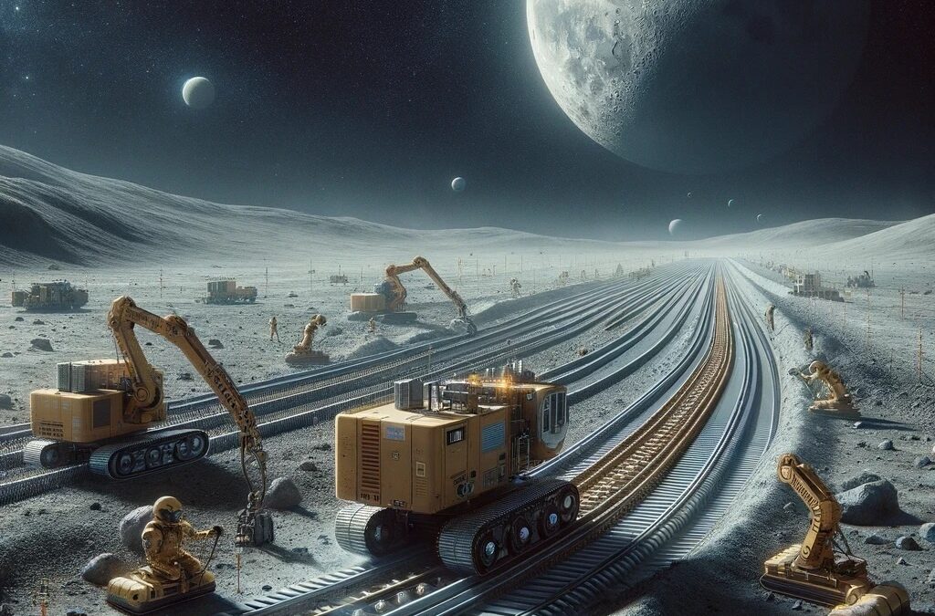 Northrup Grumman is Studying How to Build a Railway on the Moon