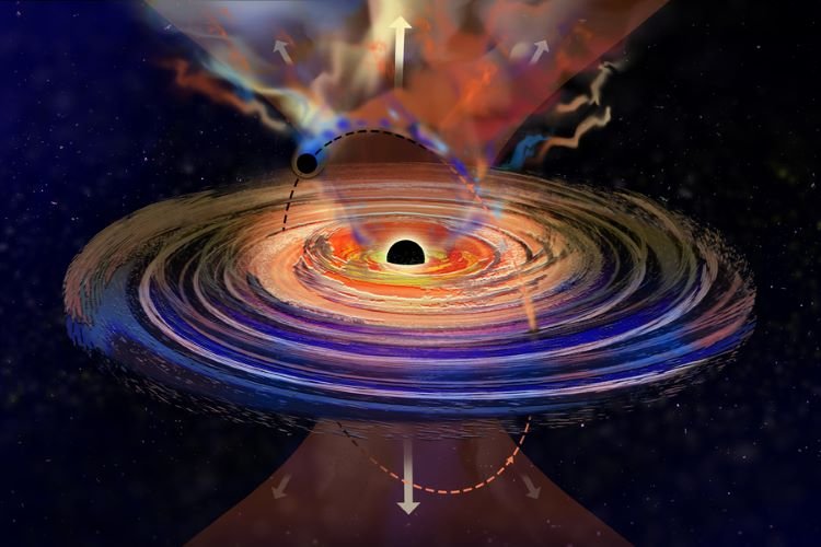 A Supermassive Black Hole with a Case of the Hiccups