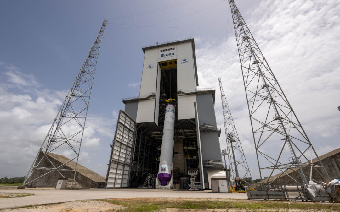 ESA – Ariane 6 standing tall