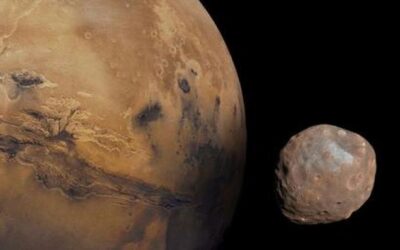 Did An Ancient Icy Impactor Create the Martian Moons?